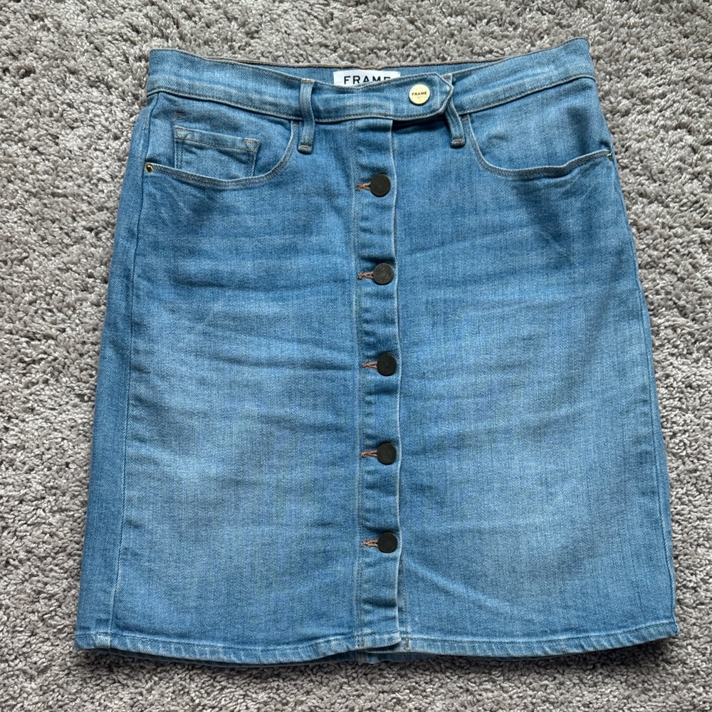 Frame denim mini skirt size 27